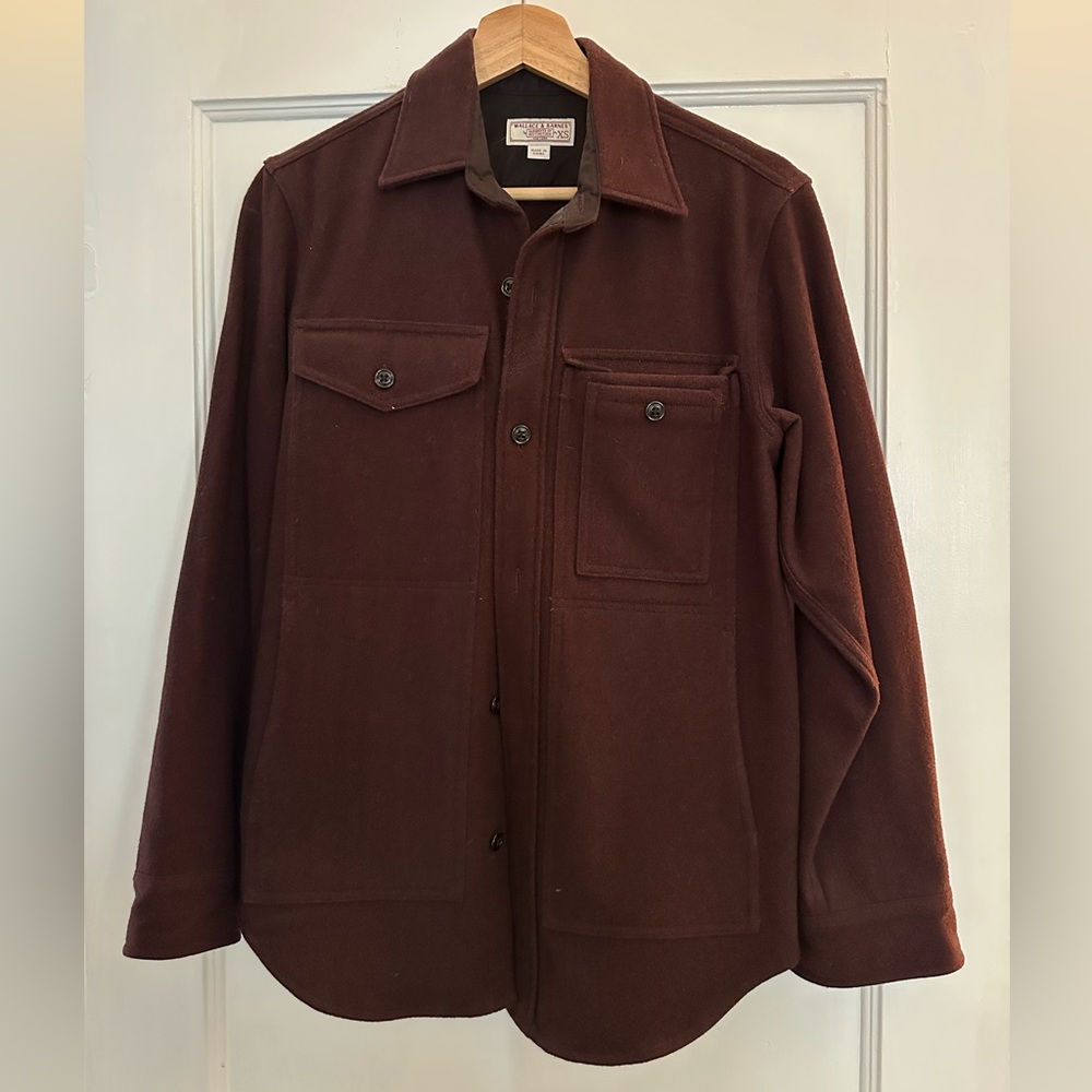 Wallace and Barnes wool over shirt jacket